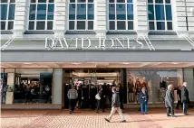  ??  ?? David Jones in Wellington. The Australian retailer is expected to open its second New Zealand store in Auckland by Christmas.