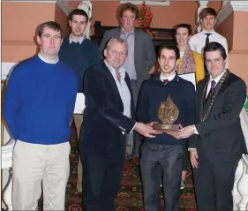  ??  ?? Pictured at the National finals of the FRS Scholarshi­p that took place at the Teagasc Colleges Challenge Day in Kildalton Agricultur­al College are: Back, from left: Michael Lally, William Gleeson, Stephanie Shine, Christophe­r Kenny. Front, from left:...