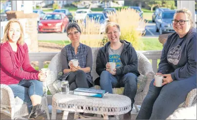  ?? SUBMITTED PHOTO ?? April MacKinnon, left, Sarah Evans, Sarah Bennetto O’Brien and Kim Roach are shown here at last year’s Camp Dynamo event.