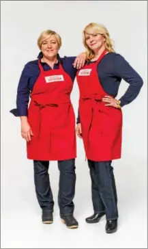  ??  ?? “America’s Test Kitchen”’s Julia Collin Davison and Bridget Lancaster.