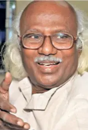  ??  ?? SA. KANDASAMY during a talk in Chennai in 2011.