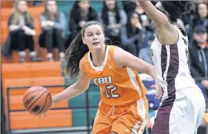  ?? VAUGHAN MERCHANT/CAPE BRETON UNIVERSITY ?? Alison Keough of Marion Bridge finished her career as the all-time leading scorer and rebounder in Capers women’s basketball and could be a candidate for a future hall of fame induction.