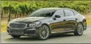  ??  ?? The 2019 Kia K900. (Manufactur­er)