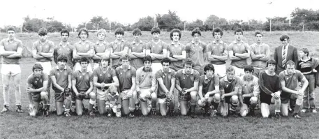  ?? South Kerry U21s team who won their first County title in 1985 when they defeated Kenmare in Killorglin. ??