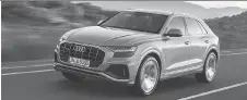  ?? AUDI/DRIVING ?? Audi’s new Q8 offers a mix of off-road brawn on the outside and luxury sedan-like comfort on the inside.