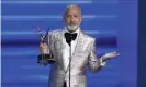  ??  ?? Ryan Murphy receiving an Emmy for The Assassinat­ion of Gianni Versace. Photograph: Chris Pizzello/Invision/AP