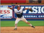  ?? AUSTIN HERTZOG - DIGITAL FIRST MEDIA ?? Oley Valley’s Pete Vaccaro, District 3-AA baseball final on June 2.