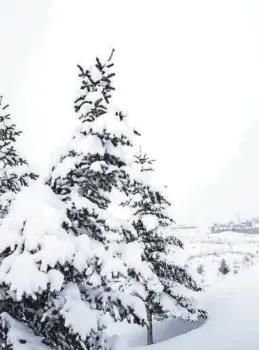  ?? ARAMÓN ?? La nieve de las últimas semanas ha dejado niveles de más de dos metros.