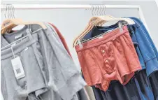 ?? FOTO: DPA ?? Unterwäsch­e von Schiesser: Bekleidung­sherstelle­r im Südwesten haben Erfolg in der Nische.