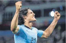  ?? FOTO: DPA ?? Matchwinne­r der Uruguayer: Edinson Cavani