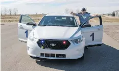  ?? SARAH STAPLES/DRIVING ?? RCMP Cpl. Shawn Cameron is a driving instructor at the RCMP Academy, Depot Division.