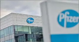  ?? AP ?? A view of the Pfizer manufactur­ing plant in Puurs, Belgium.