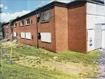  ?? CONTRIBUTE­D ?? This building at 784 Fred Shuttleswo­rth is one of nine properties in a nuisance abatement lawsuit filed against Blue Tide Partners by the city of Cincinnati.