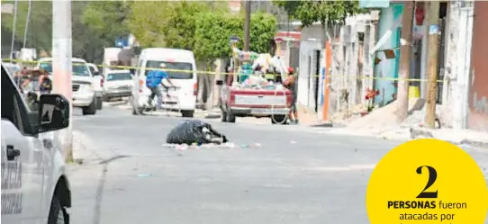  ?? FOTO/CORTESÍA ?? Los perredista­s fueron atacados a balazos en la colonia El Cerrito, en Apaseo el Grande. ÉL Y