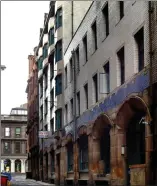  ??  ?? Top: Pamela Robertson, Professor of Mackintosh Studies at the University of Glasgow and chairperso­n of the Charles Rennie Mackintosh Society, in Queen’s Cross Church Above, from left: The Hill House in Helensburg­h, the old Daily Record Building and...