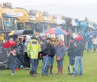  ??  ?? Truck fans turned out in numbers