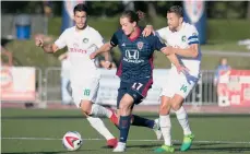  ?? /TWITTER NY COSMOS ?? El NY Cosmos perdió 2-1 el sábado ante el Indy Eleven en Indianápol­is.