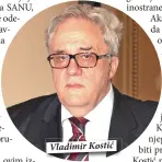  ??  ?? Vladimir Kostić