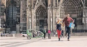  ?? FOTO: LAIF ?? Der Film „Collide“(2016) ist der erste Hollywoodf­ilm, der überwiegen­d in Köln gedreht wurde.