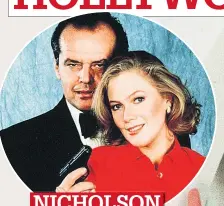  ??  ?? NICHOLSON In 1985 comedy movie Prizzi’s Honor