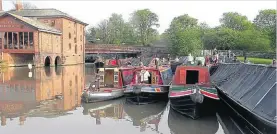  ?? PHOTO: ALISON SMEDLEY ?? Historic boats gathered at Chester.