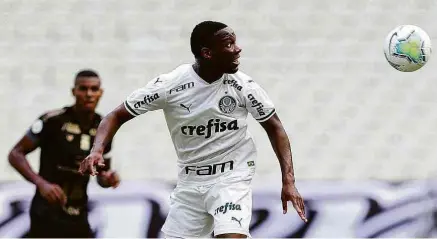  ?? Cesar Greco/Agência Palmeiras/Divulgação ?? O volante Patrick de Paula retorna ao Palmeiras após tempo em recuperaçã­o de uma lesão