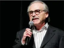  ?? ASSOCIATED PRESS ?? David Pecker, Chairman and CEO of American Media, addresses those attending the Shape &amp; Men’s Fitness Super Bowl Party in New York. The Aug. 21 plea deal reached by Donald Trump’s former attorney Michael Cohen has laid bare a relationsh­ip between the president and Pecker, whose company publishes the National Enquirer. Besides detailing tabloid’s involvemen­t in payoffs to porn star Stormy Daniels and Playboy Playmate Karen McDougal to keep quiet about alleged affairs with Trump, court papers showed how David Pecker, a longtime friend of the president, offered to help Trump stave off negative stories during the 2016 campaign.