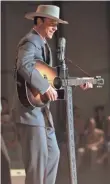  ?? SAM EMERSON ?? Tom Hiddleston plays Hank Williams in I Saw the Light.