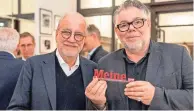  ?? KLZ / RIPIX ?? Soziologie­professor Manfred Prisching und Eberhard Schrempf, Geschäftsf­ührer Creative Industries Styria