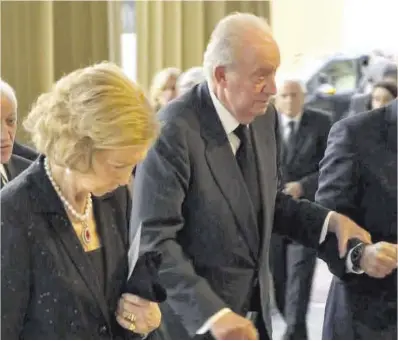  ?? RTVE ?? Juan Carlos y Sofía, a su llegada al funeral de Estado de Isabel II, el pasado 19 de septiembre en Londres.