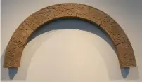  ??  ?? An adorned arch on display, depicting the influence of Islamic civilisati­on on European art in medieval times.