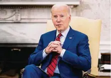  ?? Demetrius Freeman/Washington Post ?? President Joe Biden has used the federal government to reshape industries and cut down prices.