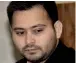  ??  ?? Tejashwi Yadav