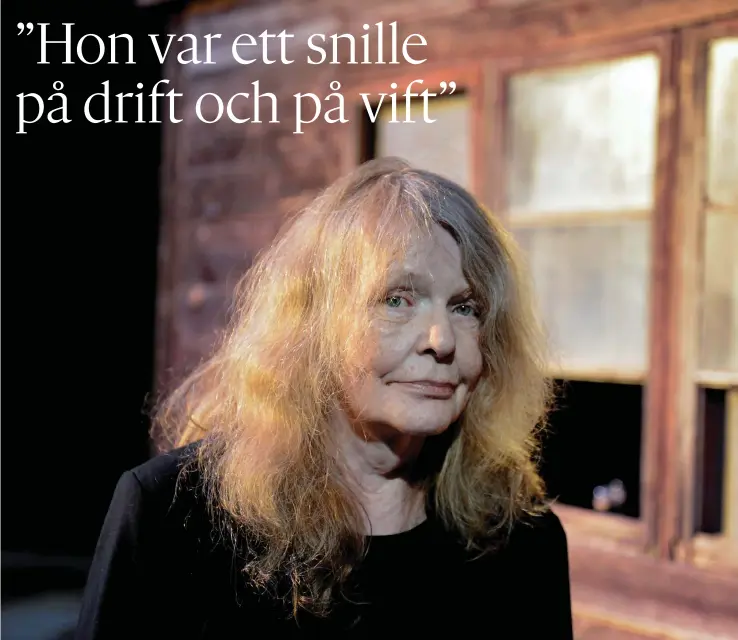  ??  ?? Kristina Lugn blev 71 år gammal.