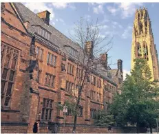  ?? FOTOS: AP ?? ... und der „Harkness Tower“auf dem Campus der Universitä­t Yale in New Haven, Connecticu­t.