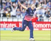  ??  ?? Anya Shrubsole was player of the match as her 9.4-0-466 single handedly turned the tide in favor of England