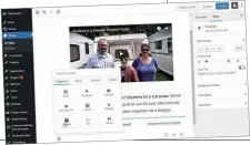  ??  ?? BELOW The Gutenberg plugin adds block-based visual editing to the WordPress back-end – but it isn’t ready for prime time