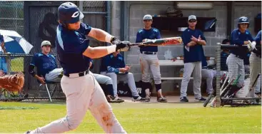 ?? Jimmy Loyd / For the Chronicle ?? Clements designated hitter Jacob Stoltenber­g was among the selections to the All-District 23-6A first team.