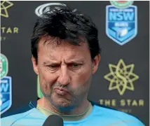  ?? PHOTO: GETTY IMAGES ?? NSW Origin coach Laurie Daley will reconsider his future in the job.