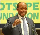  ?? / Gallo Images ?? Foundation founder Patrice Motsepe