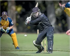  ?? MURRAY WILSON/STUFF ?? United opener Ma’ara Ave began the season with a century against Freyberg at Ongley Park on Saturday.