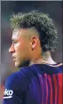  ??  ?? Neymar looks on in the first half of his final game with Barcelona, a July 31 friendly against Real Madrid in Miami Gardens, Florida.