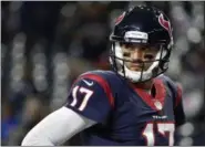  ?? ASSOCIATED PRESS FILE ?? Brock Osweiler, shown with the Texans in 2016, and his Browns teammates began offseason workouts on April 17.