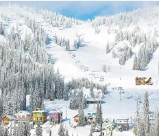  ?? DESTINATIO­N BC ?? With 132 runs, abundant champagne powder and a ski-in, ski-out village, Silverstar Resort provides an unforgetta­ble experience.