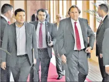  ??  ?? La reunión con José Ortiz no estaba en la agenda oficial presidenci­al.