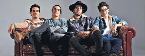  ??  ?? ► El cuarteto colombiano es hoy por hoy uno de los fenómenos juveniles del continente.