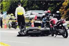  ?? ALONSO TENORIO ?? Muchas de las víctimas en accidentes en carretera son motociclis­tas, según los datos de la Policía de Tránsito.