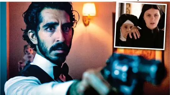  ?? ?? Horror stories: Dev Patel in Monkey Man and (inset) Nell Tiger Free in The First Omen