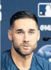  ?? CHRIS O’MEARA/AP ?? Outfielder Kevin Kiermaier and the defending AL champion Rays will face the Red Sox in the ALDS.