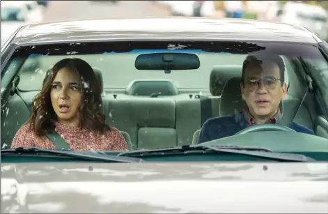  ?? Colleen Hayes/Amazon Studios ?? Maya Rudolph and Fred Armison star in “Forever.”